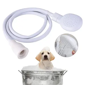 Pet Bath Shower Head, Easy Pet Shower Faucet Spray Nozzle, Bathtub Water Tap Bathroom Accessories, Essential Pet Grooming Supplies