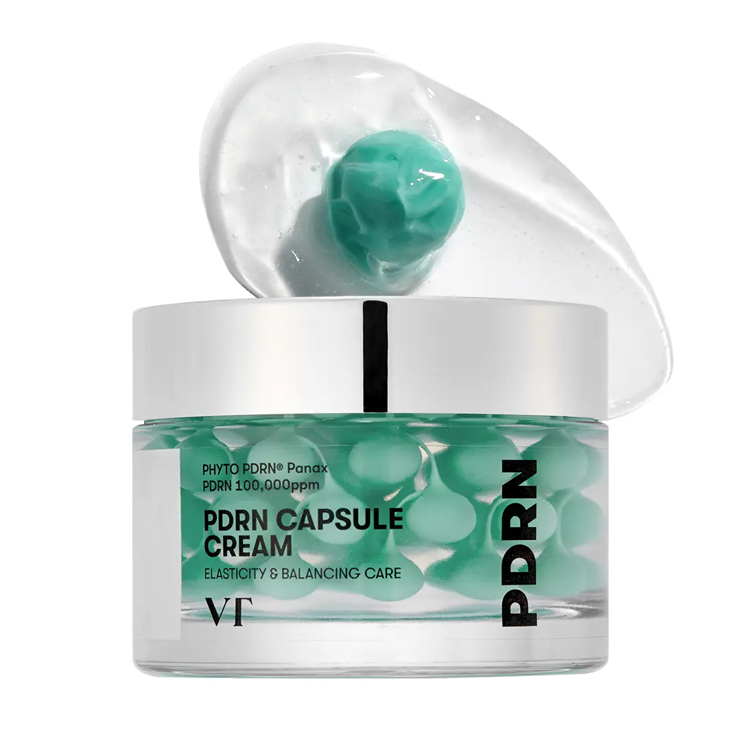 [VT COSMETICS] #1 viral PDRN Capsule Cream Moisturizer with Vegan PDRN, 100,000 PPM PDRN, Ceramide & Panthenol | Moisture, Hydrating, Skin Repair, Smooth Skin & Barrier Care | Korean Skincare