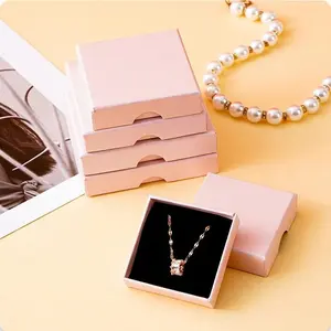 1PC Jewelry Boxes Pink Gift Boxes Earrings Rings Necklaces Boxes JPB014-1