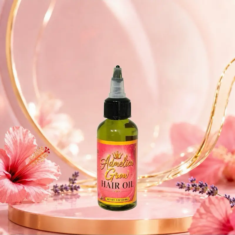 Admelica Hair Oil 2 oz Gentle Moisture & Repair Hair Care Treatment Serum