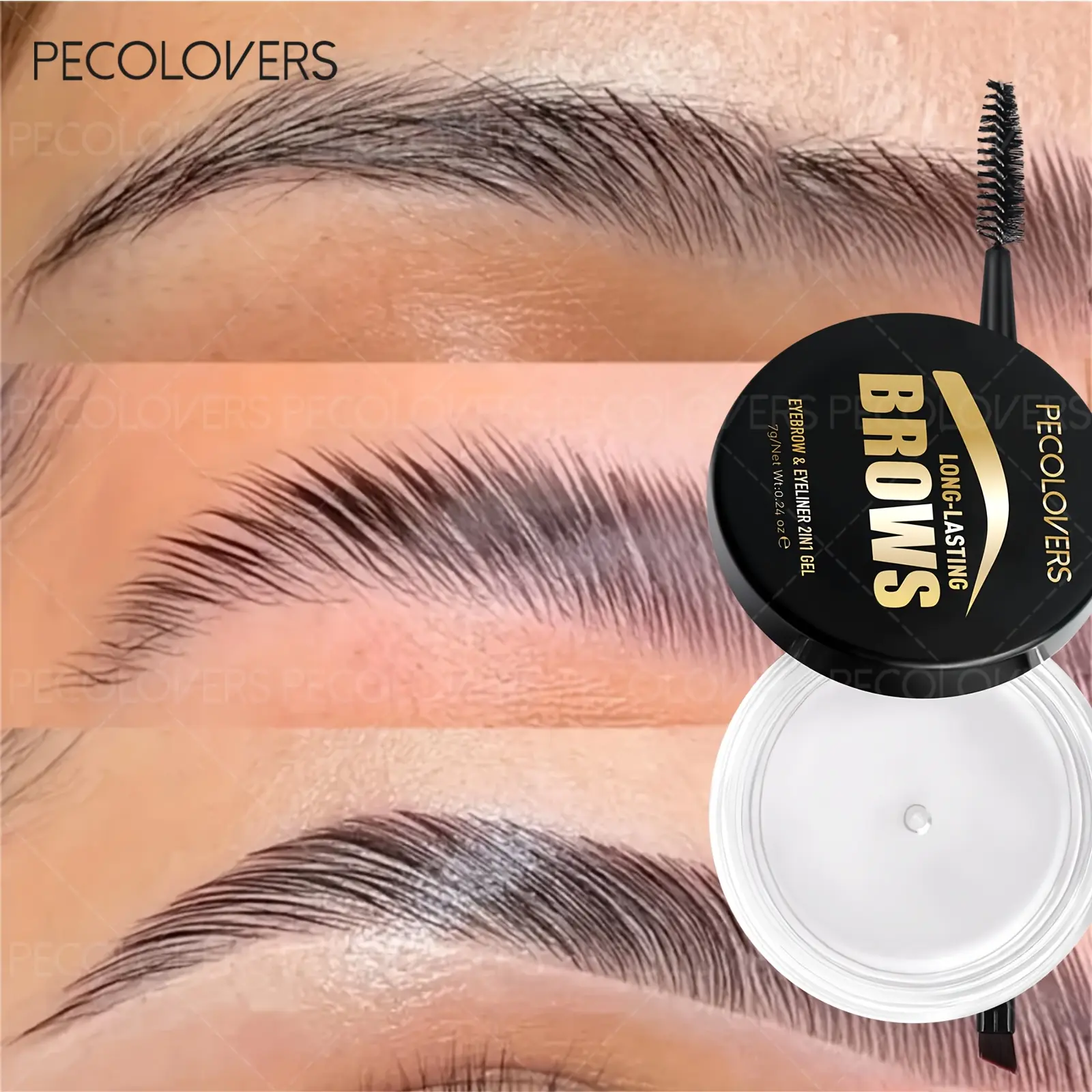 3D Eyebrow Styling Cream Waterproof Quick-drying Makeup Eyebrow Sculpt Soap Natural Wild Brow Pomade Setting Gel Wax, Brow Lamination Gel, Cosmetic, Eyebrow Makeup Products, Waterproof Eyebrow Creams