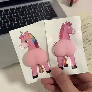 Horse Squishy Stress Relief Toy | Viral Squishy Fidget Toy | Soft Sensory Anxiety Relief Desk Toy for Kids & Adults