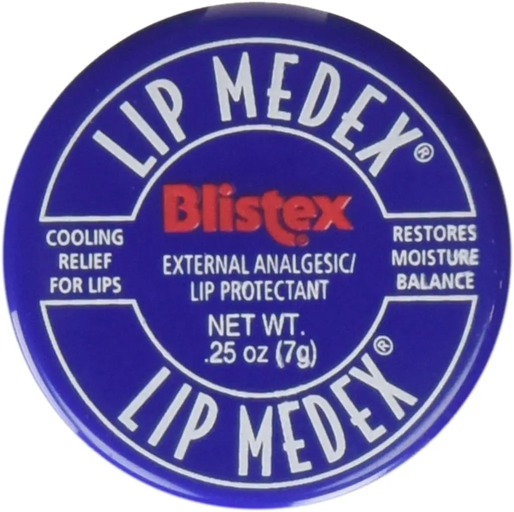 Blistex Lip Medex Medicated Treatment, Hydrating Moisturizer for Targeted Dry Lip Care, 0.25 oz, Multi-Pack of 6, Lip Balm
