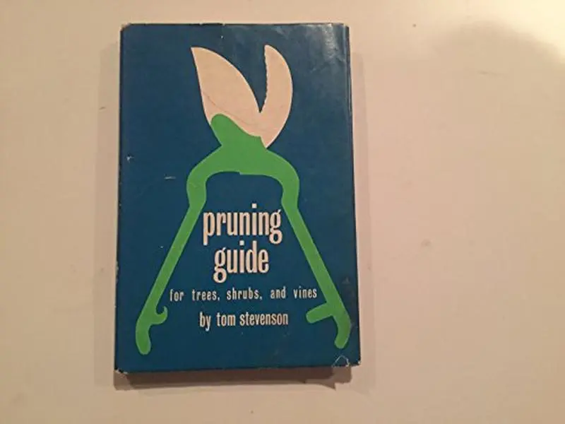 USED Book - Pruning guide for trees, shrubs, and vines by Tom Stevenson (Hardcover) - english