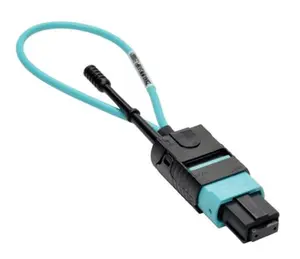 Tripp Lite TRL-N844-LOOP12F MTP & MPO Fiber Optic Loopback Tester - Female - Aqua