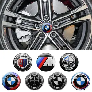4pcs 3D 56mm 60mm 65mm For BMW M Performance E36 E39 E46 M3 M4 M5 Car emblem Wheel hub Center Cap Badge Sticker Decals Styling accessories, Sticker For Cars