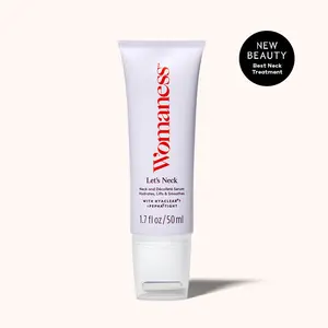 Womaness Let's Neck Hydrating & Smoothing Neck & Décolleté Serum with Hyaluronic Acid Vegan Formula 1.7 fl oz