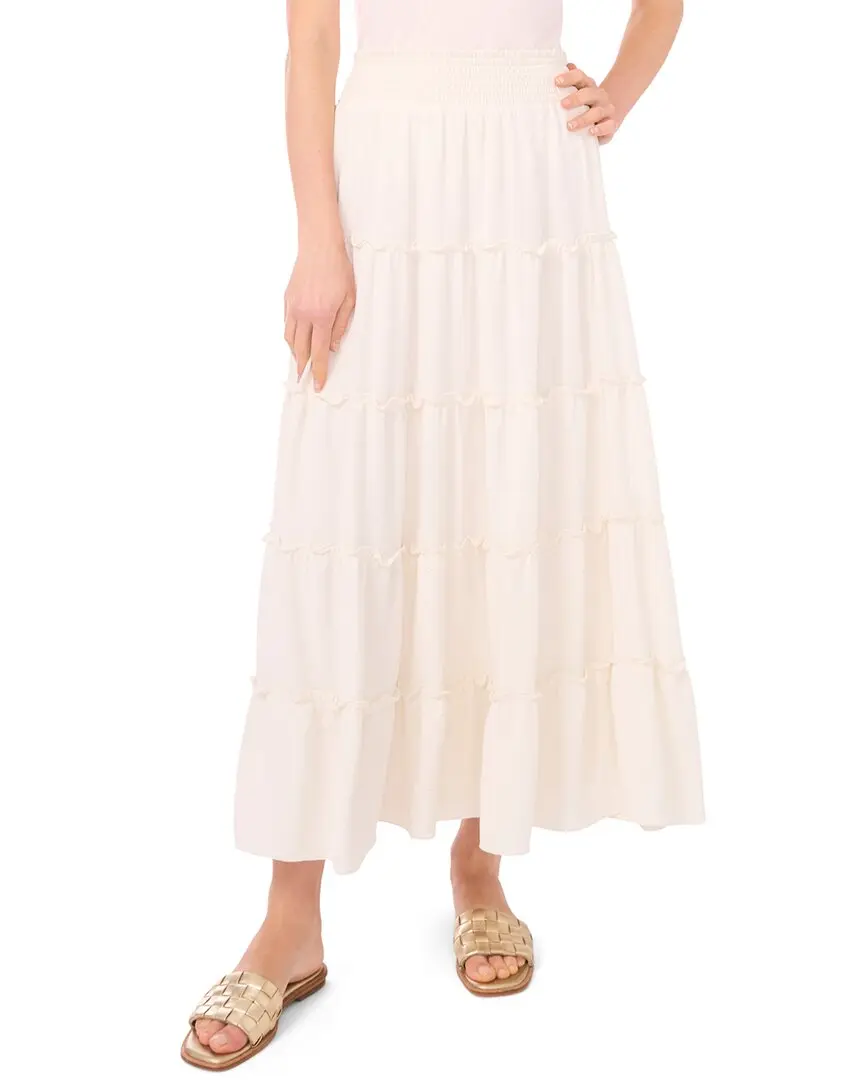 Vince Camuto Tiered Smocked Waist Maxi Skirt