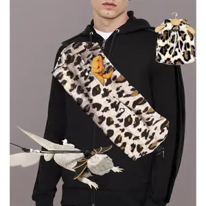 Bearded Dragon Leash Harness 3-Piece Set – Adjustable Soft Lizard Vest with Leopard Pattern & Small Pet Backpack, 3 Size Pack for Comfortable Fit. Perfect for Reptile Outdoor Walking, Travel & Vet Visits – Escape-Proof & Gentle on Scales