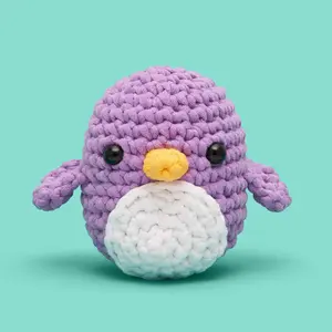 Purple Penguin Crochet Kit