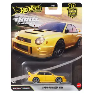 Hot Wheels Car Culture 2026 Thrill Climbers Subaru Impreza WRX, 1:64 Scale, Diecast Model Car