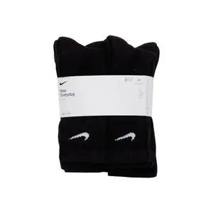 Nike Everyday Plus Cushioned Crew Socks (6 Pairs) Black (men) by StockX