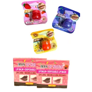 3-PC/ 2-PC -Lip Mask Set,Strawberry,Grape,Honey/Strawberry-Chocolate,Hydration,Moisturizing,Intensive Lip Mask Treatment