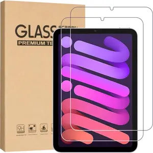 2 Pack T Tersely Screen Protector for iPad Mini 7 (A17 Pro, 2024, 7th Gen) / Mini 6 (2021, 6th Gen) - Tablet Protector, 8.3-Inch HD Tempered Glass, Scratch-Resistant Guard
