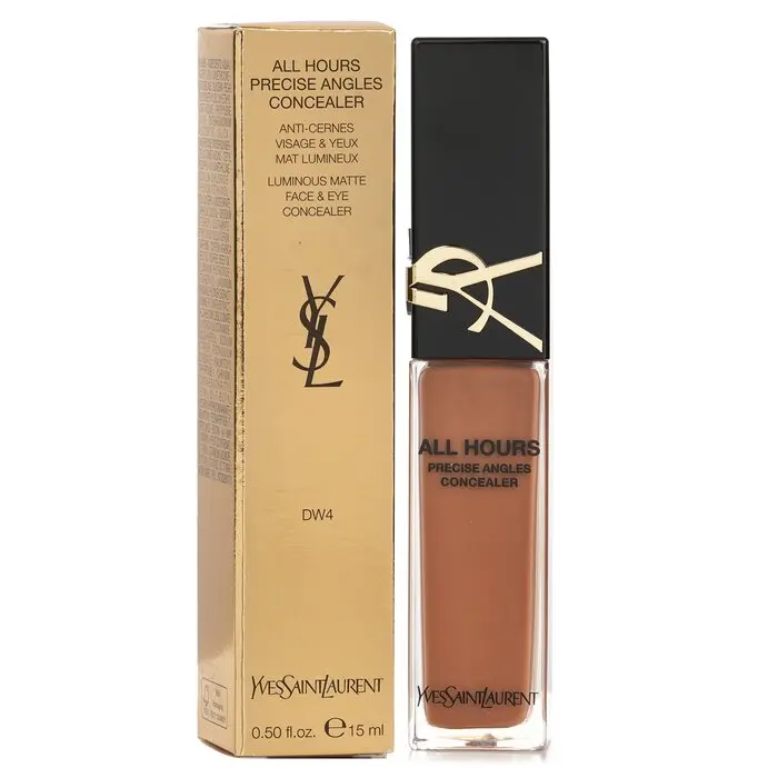 Yves Saint Laurent All Hours Precise Angles Concealer, Cosmetic Makeup with Contour, Flawless Coverage - # DW4