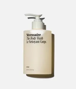 Nécessaire The Body Wash Hinoki — Multi-Acid Shower Gel Cleanser for Women + Men — Non-Comedogenic Body Wash with Niacinamide. 500ml/16.9 fl oz