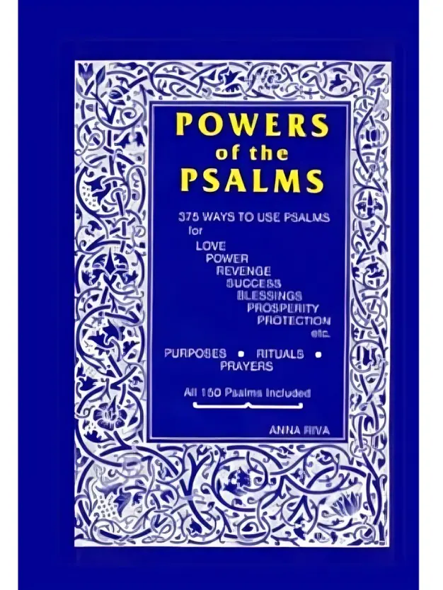 Power of the Psalms - Anna Riva Paperback Religious Text, Bible Study Book for Religion Enthusiasts with Spiritual Themes, Messages, Rituals Guidance and Purpose Exploration