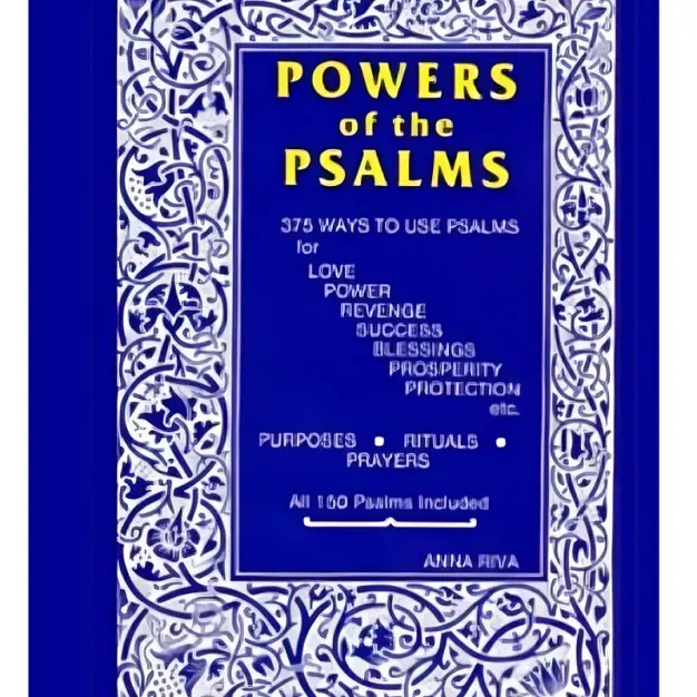 Power of the Psalms by Anna Riva - English Trade Paperback Softcover Religious Text, Single Copy Bible Study Book for Religion Enthusiasts with Spiritual Themes, Ceremonial Guidance