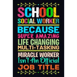 School Social Worker Gifts: 6x9 Blank Lined Notebook journal A Funny School Social Worker Appreciation Gifts Ideas For Women & Men, Thank You Gift to Write in. Paperback – February 6, 2023