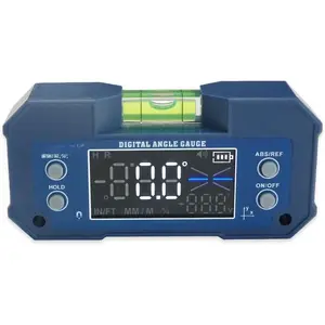 Axis Digital Protractor Inclinometer Rechargeable Digital Angle Gauge Mini   Level Box