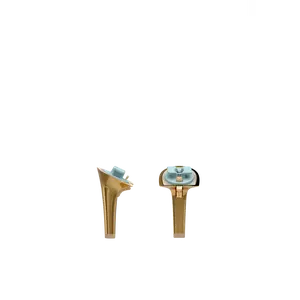 Stiletto Heel Kit 4 Gold Metallic