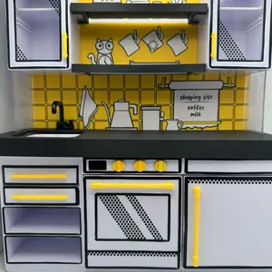 Miniverse Kitchen Countertop and Top Shelving