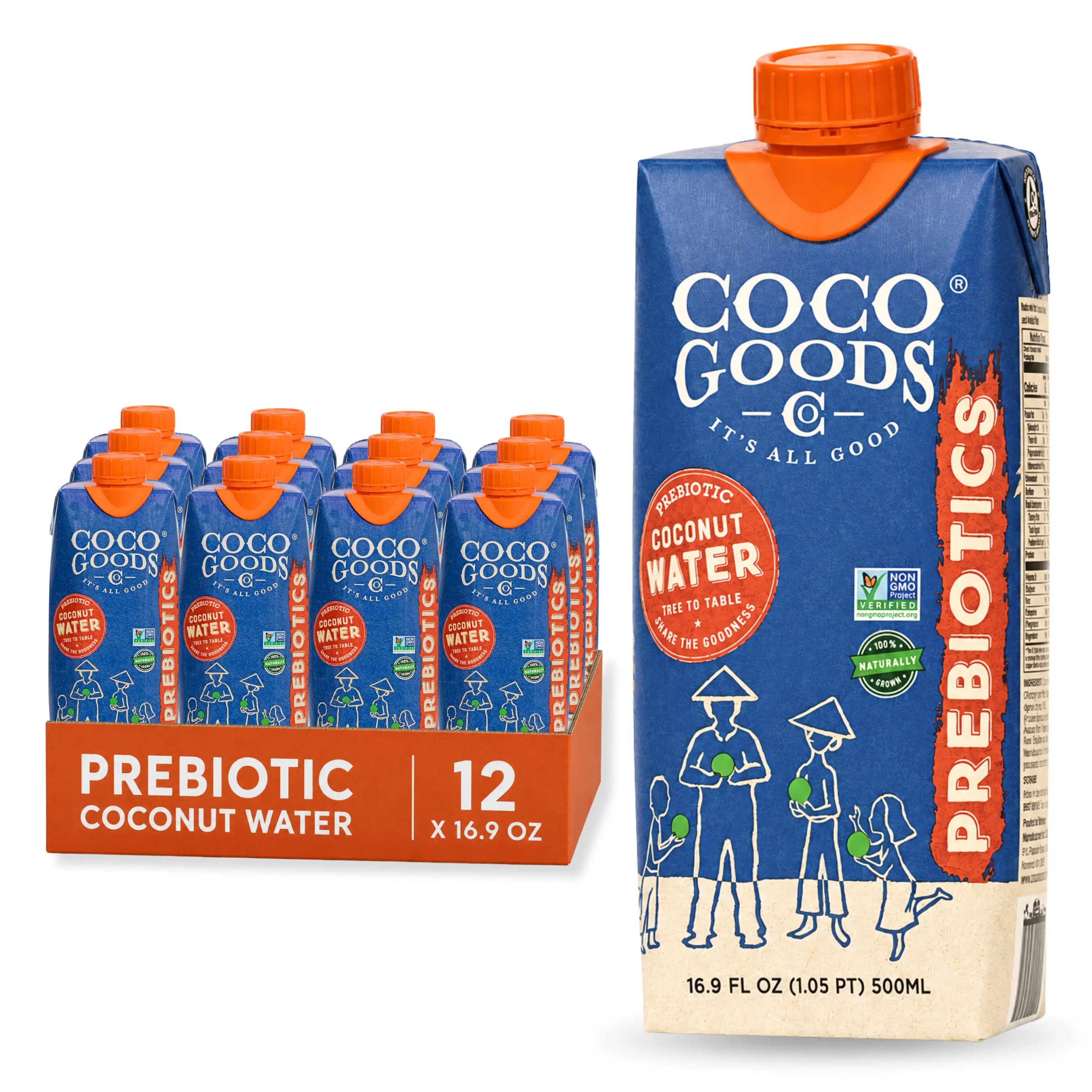 CocoGoodsCo. Prebiotic Coconut Water