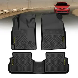 G-PLUS Custom TPE Floor Mats Accessories Fit For Car 2009-2013 Toyota Corolla/Matrix,Seamless Protection, Durable, Waterproof Carpet Car Mat, Anti-Slip Car Interior Accessory All-Weather
