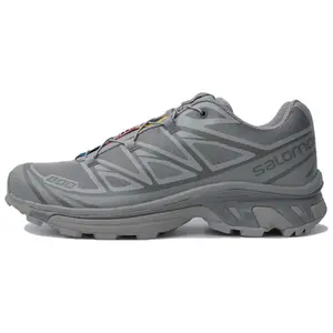 Salomon XT-6 Low-Cut Outdoor Functional Shoes for Men and Women - Comfortable, Durable, Gray Trending Shoes, House White Official Shoes to Get / Maison Mihara