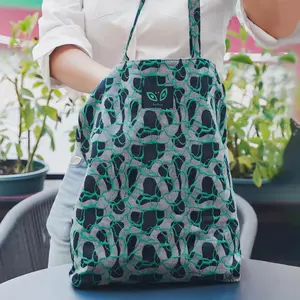 2024 Casual Tote Bag for Women, Market Tote with Inner Pockets, Unique Green Jacquard Shoulder Bag, a Great Gifts for Girfriend, Mom,Teachers, Friends