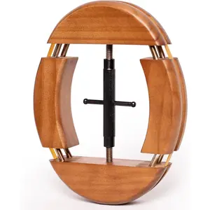 Hat Stretcher, 4 Way Hat Stretchers for Fitted Hats, Stretch Size 6 7/8 to 8 3/8, Wooden Hats Stretcher Fits All Kind of Caps - with Lever Wrench, Extender Widener for Men Fedora Cowboy Baseball Caps