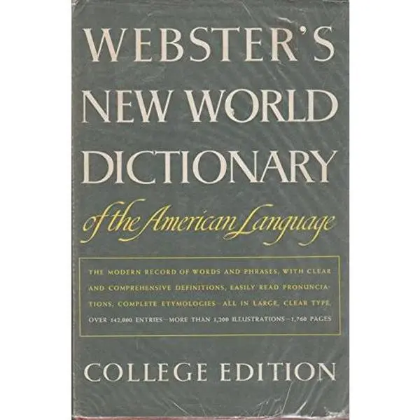 USED Book - Webster's New World Dictionary of the American Language (Second College Edition) by noah webster (Hardcover)