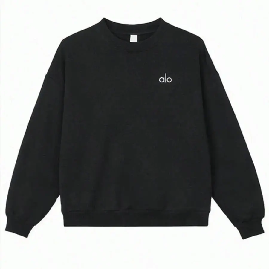 Alo Yoga Alo Accolade Crew Neck Pullover Unisex Style Designed For A Boxy Pink Wild Rose Outfit Oversized
