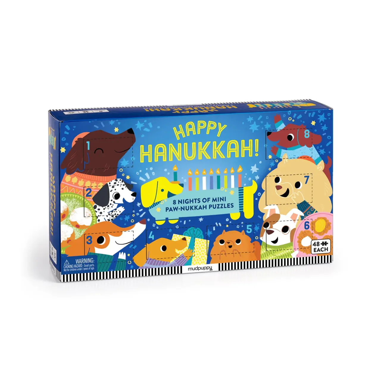 Happy Hanukkah Countdown Puzzle Set
