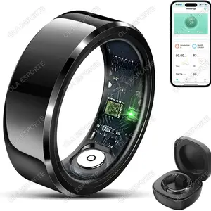 2026 Smart fitness Ring Blood Pressure Heart Rate Sleep tracking Monitoring Smartring IP68 & 5ATM Waterproof Multi-sport Mode Smartring Man Women