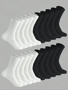 40/20/10/5 Striped Mid-Calf Socks, Comfortable Sport Socks, Ideal for Sports, Casual, Students, Outdoor, Party, Gothic, Y2K, School Uniform, All Season Socks