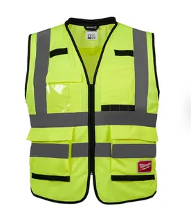 Milwaukee 48-73-5082 L/XL Class 2 High Vis Yellow Performance Safety Vest
