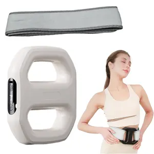 New generation  massage ring - equipped with belt, USB-C charging, 4 vibration modes, 3 strength levels, ergonomic design, comfortable grip, for waist, neck and leg use; perfect for gym, office or home. Ideal Christmas gift