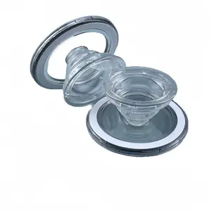 Half-Transparent Phone Extension Stand, Transparent Air Cushion Holder, Retractable Flat Phone Air Cushion Stand, Portable Phone Accessory, Phone Holders