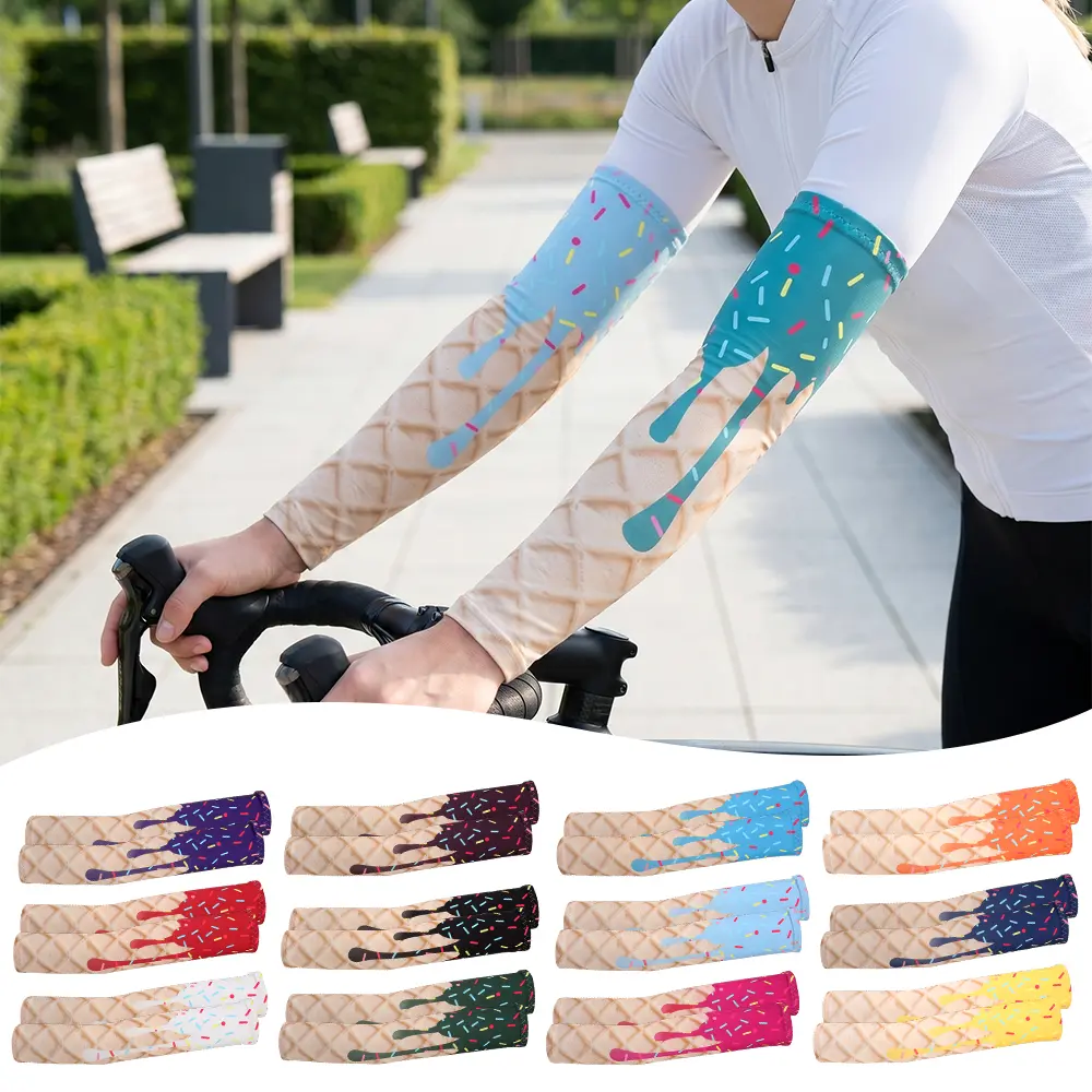 12 Pairs Arm Sleeves for Boys Girls Compression Football Baseball Arm Sleeve Youth UV Protection Breathable Cooling Sleeves