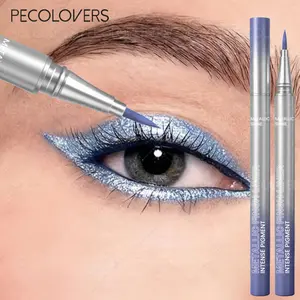 Glitter Long-Lasting Liquid Eyeliner Waterproof Liquid Eyeliner Pen, Long-Lasting Eye Makeup for Active Look, Eyeliner Pen Cosmetic Longwear Eye Liner, Eye Makeup Products