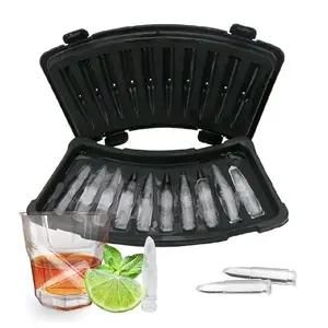 Bullet Shaped Ice Cube Tray - AK Magazine Shaped Ice Cube Tray, Ice Mold, Kitchen Utensils, Bpa free