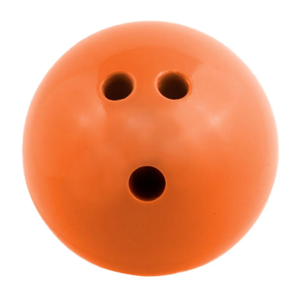 212 MAIN 3lb Round Shape Plastic Rubberized Bowling Ball, Orange, Fun, Seamless