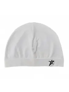 Star Embroidered Skull Hat with Satin Lining, Adjustable High-Quality Elastic Design, Unisex Travel Companion, Cute Criss Cross Style, Premium Streetwear Hat