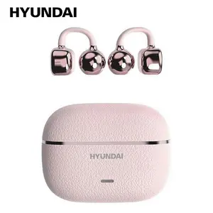 HYUNDAI C03 Clip On Wireless Headphones with Bluetooth 6.0 for Faster, Stable Connection & Low Power Use, DT6.0 Pulse Directional Tech, 360° ACS Panoramic Sound, IPX5 Waterproof Audio Earbuds for Music & Calls, Comfortable for Sports