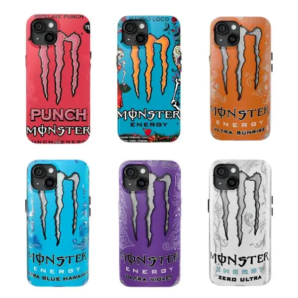 Monster Energy Drink Collection Phone Cases, Designer Phone Cases Phone Cover Hard Case Tough 2-piece Phone Case