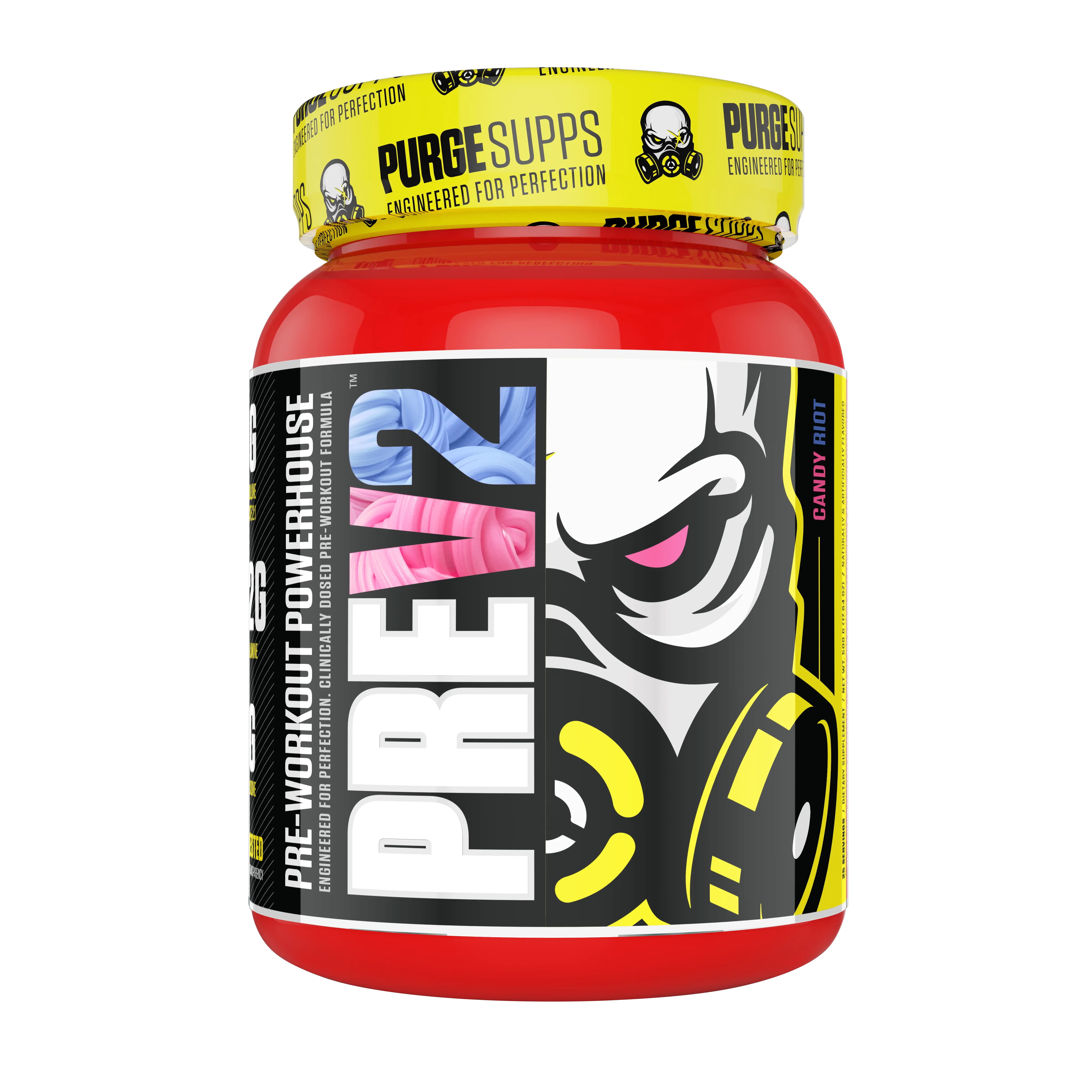 MuscleSport Purge PreV2 Preworkout - NEW Formula - Performance Preworkout (25 Servings)