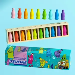 Kids Memory Logic Game Bottle Guessing Toy for Parent-Child Interaction, Creative Educational Tabletop Game for Developing Thinking Skills, Family Fun Game