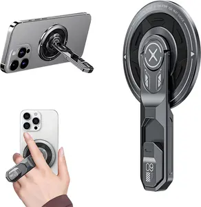 Magnetic Phone Ring Holder 360° Fidget Grip with Click Sound 20N Strong Magnet for iPhone 12-16 Series Stress Relief Kickstand Ring Stand Phone Stand