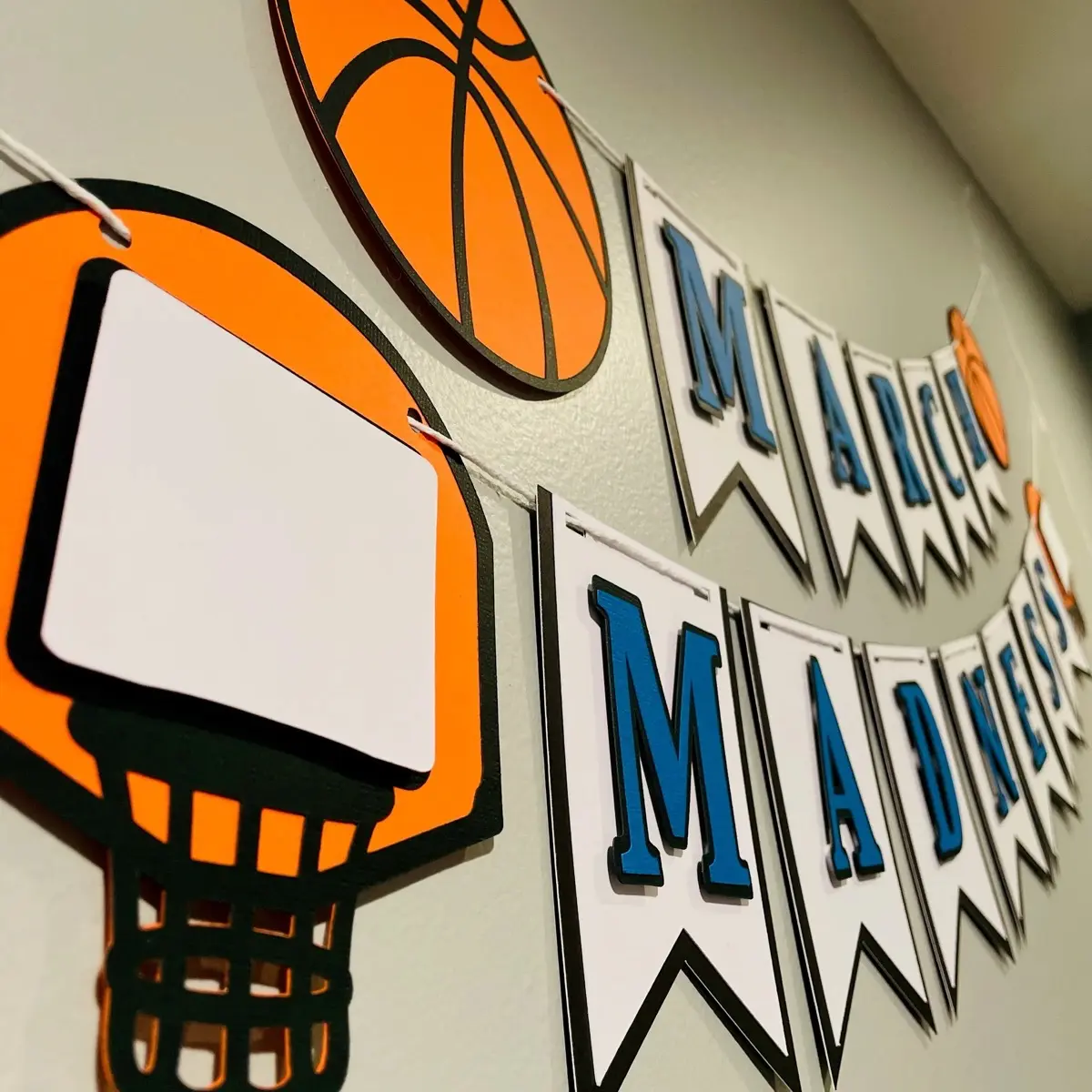 Basketball Banner-March Madness Basketball Banner